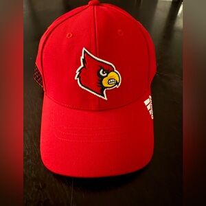 adidas University of Louisville cardinals red Adjustable Baseball Cap